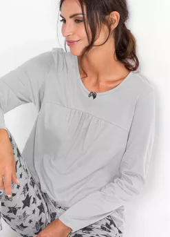 Long Printed Pyjamas -Lush Fit Store Long Printed Pyjamas952486FRSP W02