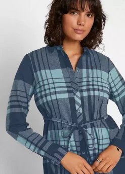 Maternity Check Shirt -Lush Fit Store Maternity Check Shirt952696FRSP W02