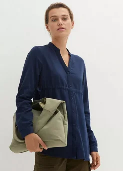 Maternity Flannel Blouse