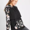 Maternity Floral Hoodie -Lush Fit Store Maternity Floral Hoodie923767FRSP