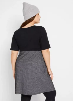 Maternity Printed Dress -Lush Fit Store Maternity Printed Dress954437FRSB W01