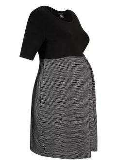 Maternity Printed Dress -Lush Fit Store Maternity Printed Dress954437FRSC