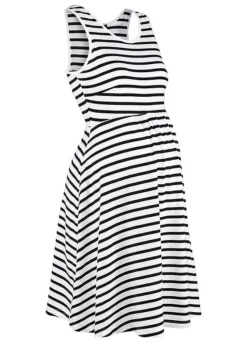 Maternity Stripy Dress -Lush Fit Store Maternity Stripy Dress909036FRSC