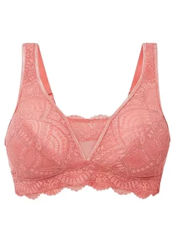 Non-Wired Lace Detail Bralette -Lush Fit Store Non Wired Lace Detail Bralette955456FRSC