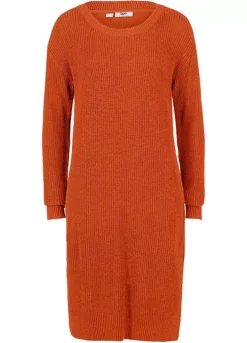 Oversize Side Slit Knitted Dress -Lush Fit Store Oversize Side Slit Knitted Dress967285FRSC