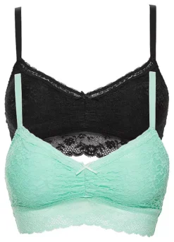 Pack Of 2 Longline Bras -Lush Fit Store Pack Of 2 Longline Bras942864FRSP