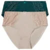 Pack Of 2 Lace Trim Full Briefs 1 Pack Of 2 Lace Trim Full Briefs -Lush Fit Store Pack of 2 Lace Trim Full Briefs916130FRSC