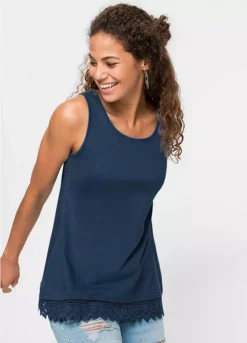 Pack Of 2 Lace Trim Tops