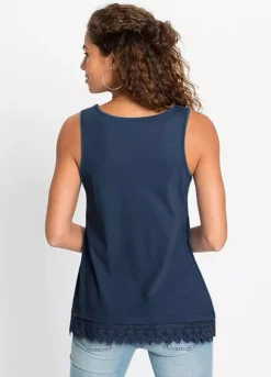 Pack Of 2 Lace Trim Tops -Lush Fit Store Pack of 2 Lace Trim Tops954395FRSP W02