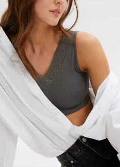 Pack Of 2 Non-Wired Seamless Bralettes -Lush Fit Store Pack of 2 Non Wired Seamless Bralettes948600FRSP W03