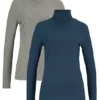 Pack Of 2 Polo Neck Tops -Lush Fit Store Pack of 2 Polo Neck Tops946493FRSC