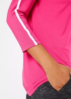 Pack Of 2 Three Quarter Length Sleeve Tops -Lush Fit Store Pack of 2 Three Quarter Length Sleeve Tops930816FRSP W04