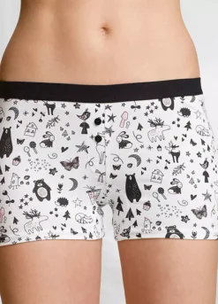 Pack Of 4 Girlie Shorts -Lush Fit Store Pack of 4 Girlie Shorts937158FRSP W02