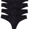 Pack Of 4 Smooth Thongs -Lush Fit Store Pack of 4 Smooth Thongs922504FRSP
