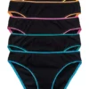 Pack Of 5 Black Briefs -Lush Fit Store Pack of 5 Black Briefs920589FRSC