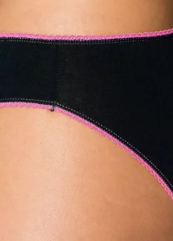 Pack Of 5 Black Briefs -Lush Fit Store Pack of 5 Black Briefs920589FRSP W03