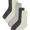 Pack Of 5 Pairs Of Rib Knit Socks -Lush Fit Store Pack of 5 Pairs of Rib Knit Socks940624FRSC