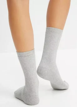 Pack Of 5 Pairs Of Rib Knit Socks -Lush Fit Store Pack of 5 Pairs of Rib Knit Socks940624FRSC W02