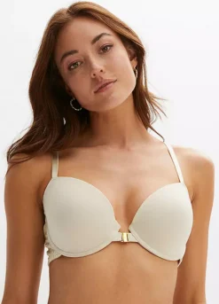 Padded Front Fastening Underwired Bra -Lush Fit Store Padded Front Fastening Underwired Bra935421FRSP W01