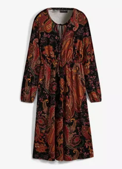 Paisley Print Jersey Dress -Lush Fit Store Paisley Print Jersey Dress942580FRSC