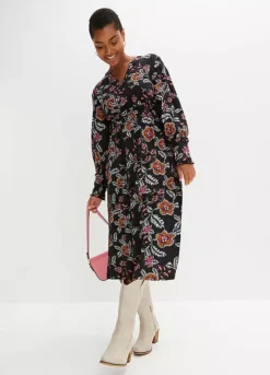 Paisley Print Midi Dress