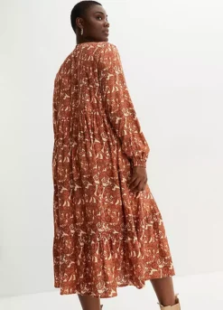 Paisley Print Shirt Dress -Lush Fit Store Paisley Print Shirt Dress944216FRSB W01