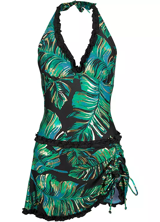 Palm Leaf Swim Dress 4 Palm Leaf Swim Dress - Image 2