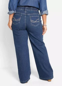 Paper Bag Waist Jeans -Lush Fit Store Paper Bag Waist Jeans945457FRSB W01