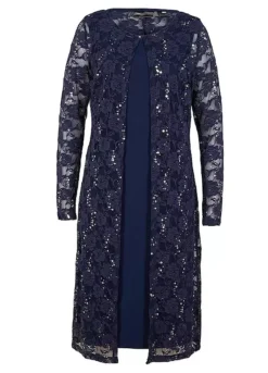 Party Dress & Cardigan Set -Lush Fit Store Party Dress Cardigan Set960144FRSC