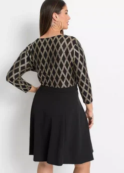 Party Skater Dress -Lush Fit Store Party Skater Dress955999FRSB W01