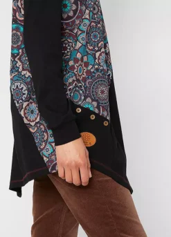 Patchwork Hooded Top -Lush Fit Store Patchwork Hooded Top940805FRSP W02