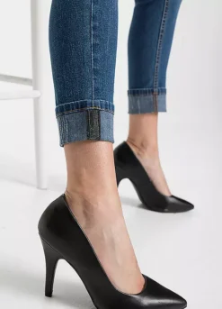 Petite Turn-Up Skinny Jeans -Lush Fit Store Petite Turn Up Skinny Jeans975121FRSP W02