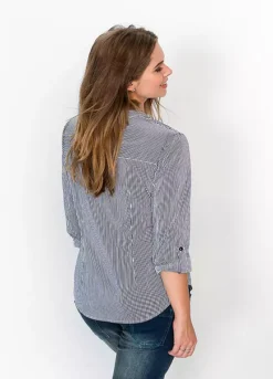 Pinstripe Cotton Tunic -Lush Fit Store Pinstripe Cotton Tunic924407FRSP W01