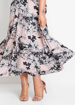 Pleated Maxi Dress -Lush Fit Store Pleated Maxi Dress951788FRSB W02