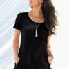 Pocket Smock Tunic -Lush Fit Store Pocket Smock Tunic904413FRSP