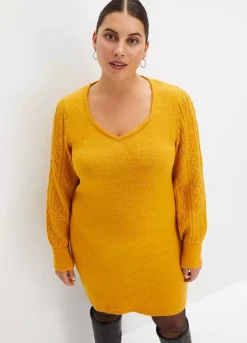 Pointelle Knit Dress