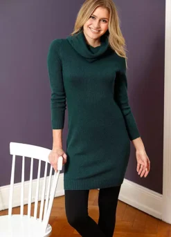 Poloneck Jumper Dress -Lush Fit Store Poloneck Jumper Dress933286FRSL