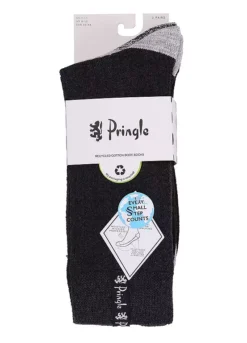 Pringle Pack Of 2 Fully Cushioned Boot Socks -Lush Fit Store Pringle Pack of 2 Fully Cushioned Boot Socks60C140FRSC W02