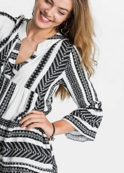 Printed Kaftan Dress -Lush Fit Store Printed Kaftan Dress922739FRSP W02