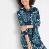 Printed Sweatshirt Dress -Lush Fit Store Printed Sweatshirt Dress934750FRSP