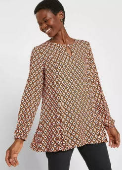Printed Viscose Blouse