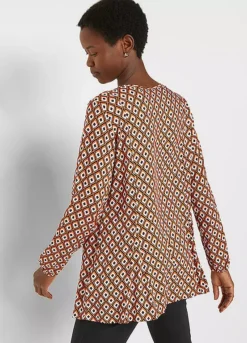 Printed Viscose Blouse -Lush Fit Store Printed Viscose Blouse964849FRSP W01