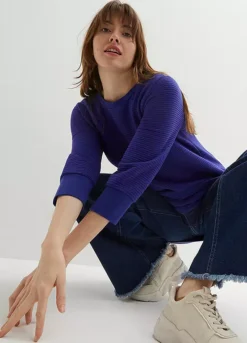 Ribbed Sweatshirt -Lush Fit Store Ribbed Sweatshirt904896FRSP W02