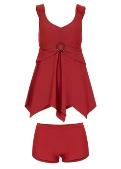 Ring Detail Tankini -Lush Fit Store Ring Detail Tankini922355FRSC