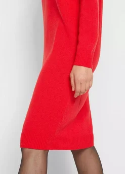 Roll Neck Knitted Dress -Lush Fit Store Roll Neck Knitted Dress966241FRSP W02