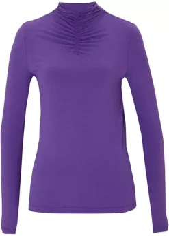 Ruched Turtleneck Top -Lush Fit Store Ruched Turtleneck Top913244FRSC