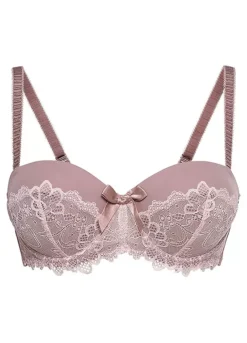 Ruffle Strap Balcony Bra -Lush Fit Store Ruffle Strap Balcony Bra914896FRSC