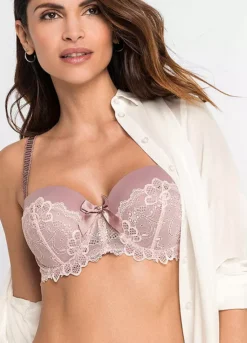 Ruffle Strap Balcony Bra -Lush Fit Store Ruffle Strap Balcony Bra914896FRSP W01