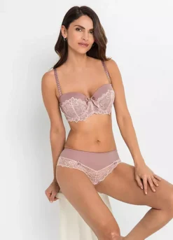Ruffle Strap Balcony Bra -Lush Fit Store Ruffle Strap Balcony Bra914896FRSP W03