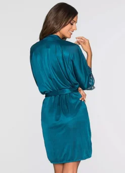 Satin Dressing Gown -Lush Fit Store Satin Dressing Gown974101FRSP W01